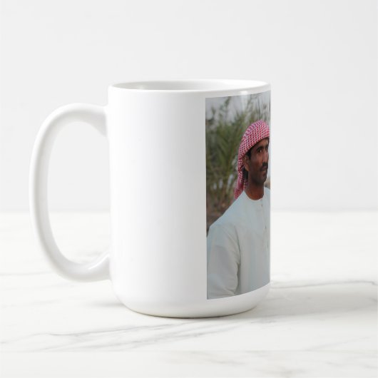 ドバイ統一されたアラブ首長国 コーヒーマグカップ (左)