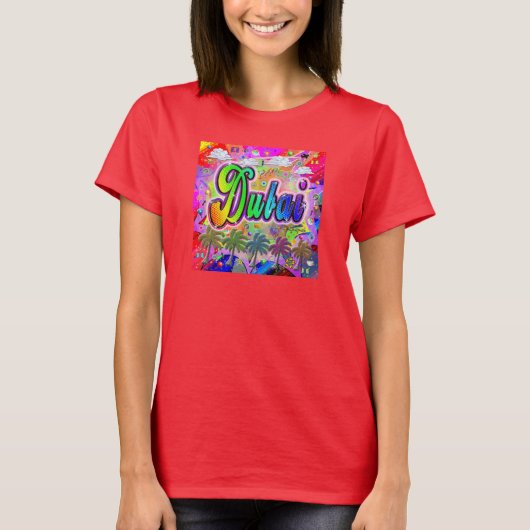 ドバイ表現ビスタTシャツ Tシャツ (正面)