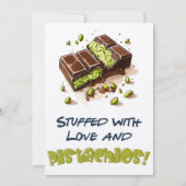 ドバイ詰まったクナファとLove & Pistachios كنافة 招待状 (正面)