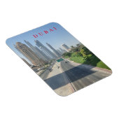 ドバイ道路と建物ビュー冷蔵庫用マグネット マグネット (右側)