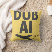 ドバイ黄枕 クッション (ブランケット)