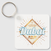 ドバイ アラブ首長国連邦 ビンテージ UAE お土産 キーホルダー (正面)