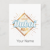 ドバイ アラブ首長国連邦 ビンテージ UAE お土産 シーズンポストカード (正面)