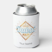 ドバイ アラブ首長国連邦 ビンテージ UAE お土産 缶クーラー (缶正面)