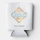ドバイ アラブ首長国連邦 ビンテージ UAE お土産 缶クーラー (正面)