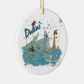 ドバイ セラミックオーナメント (右)