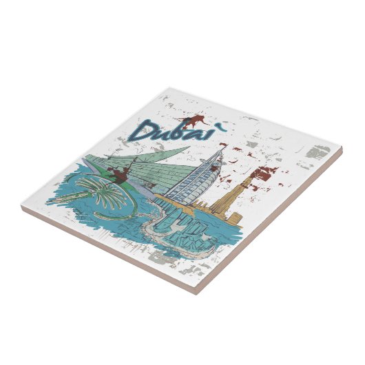 ドバイ タイル (側面)