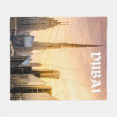 ドバイ フリースブランケット (正面(横))