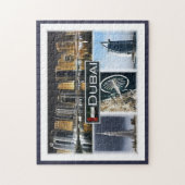 ドバイ – ブルジュカリファ – マリーナタワー –  ジグソーパズル (縦)