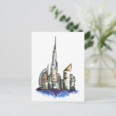 ドバイ ポストカード (スタンド正面)