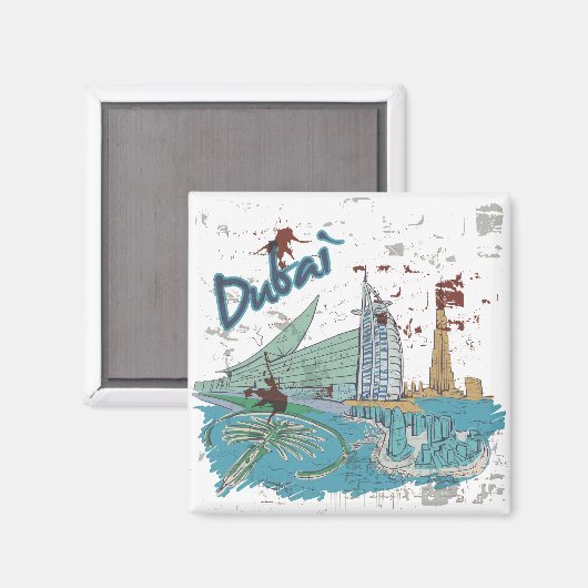 ドバイ マグネット (正面/裏面)