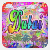 ドバイ ヴィスタ エクスプレス ステッカー (正面)