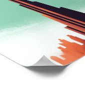 ドバイ・ヴィンテージ旅行ポスター ポスター (角)