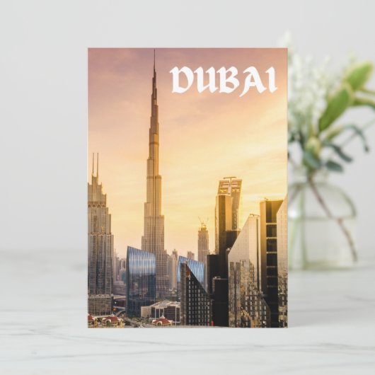 ドバイ 招待状 (スタンド正面)