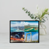 ドバイ 箔シーズンポストカード (立ち正面)