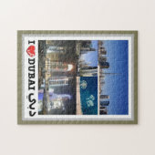 ドバイ – I Love - ジグソーパズル (横)