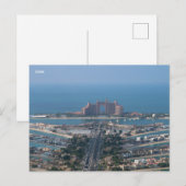 ドバイ UAE パームツリーの景色 シーズンポストカード (正面/裏面)
