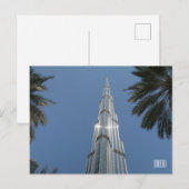 ドバイ UAE ブルジュ・ハリファ シーズンポストカード (正面/裏面)