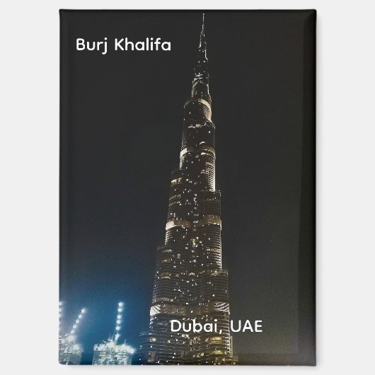 ドバイ・UAE・ブルジュ・ハリファ マグネット (正面)