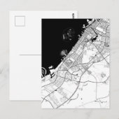 ドバイ UAE 地図 ポストカード (正面/裏面)