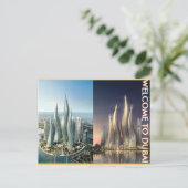 ドバイMOJISOLA A GBADAMOSIによるポストカード ポストカード (スタンド正面)