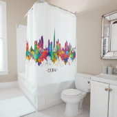 ドバイUAEスカイライン シャワーカーテン (インサイチュ)