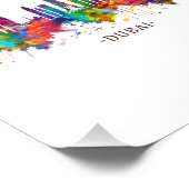 ドバイUAEスカイライン フォトプリント            (角)