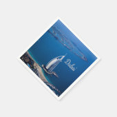 ドバイUAEブルジュアルアラブ スタンダードカクテルナプキン (角)