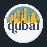 ドバイUAEヴィンテージレトロシティスカイラインシティスケープアート マグネット<br><div class="desc">ヴィンテージとレトロな街のデザイン美しいスカイライン、観光客アトラクションとシティスケープのアートカッコいい超高層ビルと建物のシルエットイラストレーション商品観光客と旅行者。世界中で旅行を持って帰るお土産として最適。家族救や友達と旅行や休暇の思い出。背景色はカスタマイズ好みの色にできる。</div>