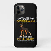 ドバーマンギフト |私はドーバーマンじゃないって言ってるでしょ Case-Mate iPhoneケース (裏面)