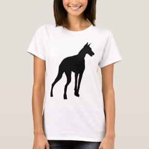 ドバーマンシルエット Tシャツ
