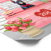 ドバーマンドッグバレンタインデーキスをするス ポスター (角)