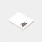 ドバーマンドッグ自然耳 ポストイット (アングル)