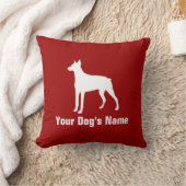 ドバーマンドーベルマン クッション (ブランケット)