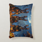 ドバーマンハロウィン不気味 アクセントクッション (正面(垂直))