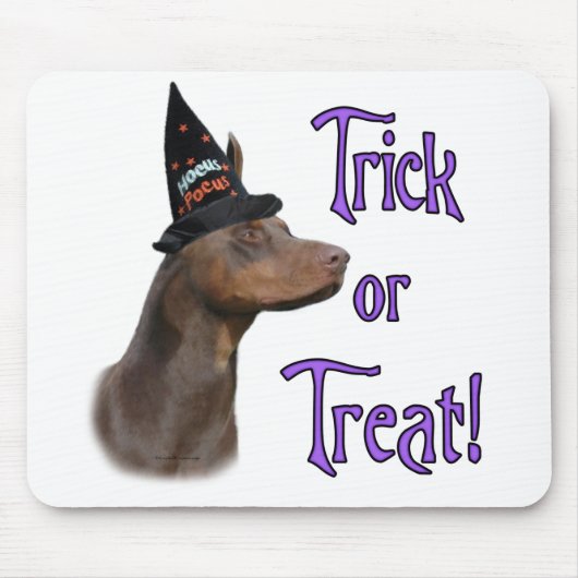 ドバーマンレッドトリック マウスパッド (正面)