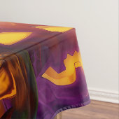 ドバーマン不気味ドッグハロウィーン魔女とカボチャ テーブルクロス (インサイチュ)