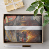 ドバーマン犬は消防士として繁殖する 薄葉紙 (ギフト)