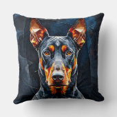 ドバーマン犬 クッション (裏面)