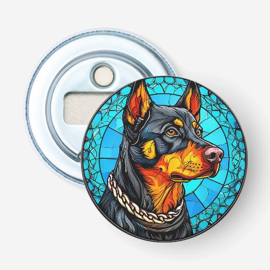 ドバーマン犬 栓抜き (正面)