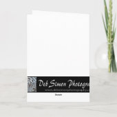 ドバーマン・モー霜の降りたニング シーズンカード (裏面)