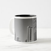 ドバ統一されたイ市のドバイアラブ首長国連邦2 ツートーンマグカップ (正面左)