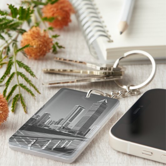 ドバ統一されたイ市のドバイアラブ首長国連邦 キーホルダー (正面右)