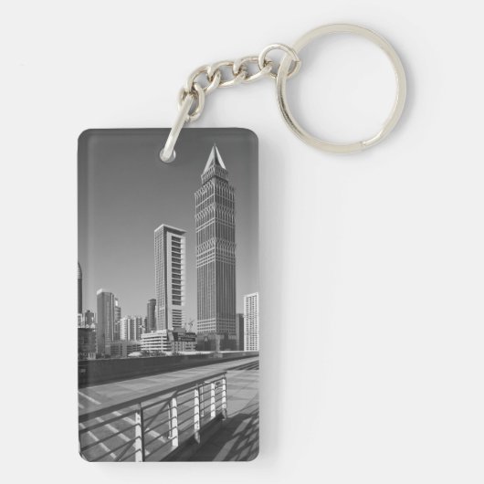 ドバ統一されたイ市のドバイアラブ首長国連邦 キーホルダー (裏面)