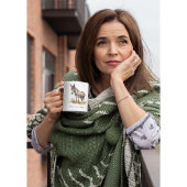 ドバ魅力的ーセレニティカスタム コーヒーマグカップ