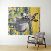 ドバ鮮やかーと黄色の水仙 タペストリー (インサイチュ(横))