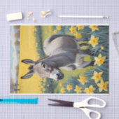 ドバ鮮やかーと黄色の水仙 薄葉紙 (クラフト)