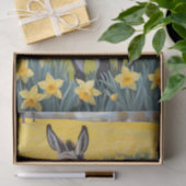 ドバ鮮やかーと黄色の水仙 薄葉紙 (ギフト)