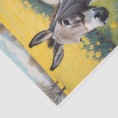 ドバ鮮やかーと黄色の水仙 薄葉紙 (詳細)