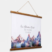 ドパミンマウンテン結婚オルタナティブのゲストブック 吊り下げ型タペストリー (傾斜あり)